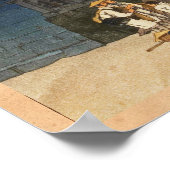 Mistral Day in Nikko Hiroshi Yoshida Holzblock Art Poster (Ecke)