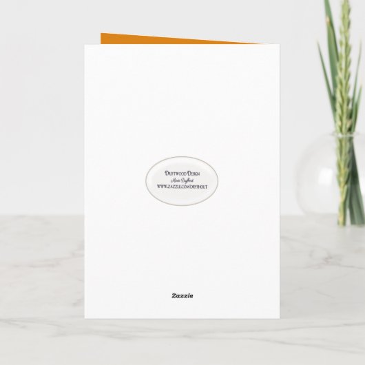 Mistral Herbstsee Beileid Karte (Rückseite)