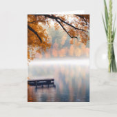 Mistral Herbstsee Beileid Karte (Vorderseite)