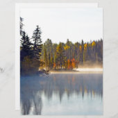 Mistral-Herbstsee Briefbogen (Vorne/Hinten)