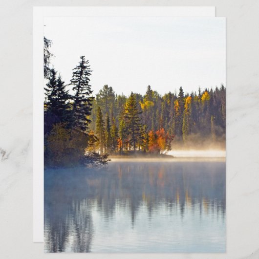 Mistral-Herbstsee Briefbogen (Vorne/Hinten)