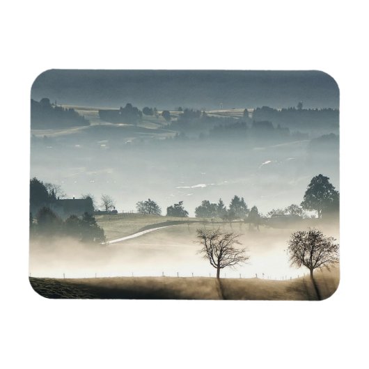 Mistral Schweiz Landschaft Magnet (Horizontal)