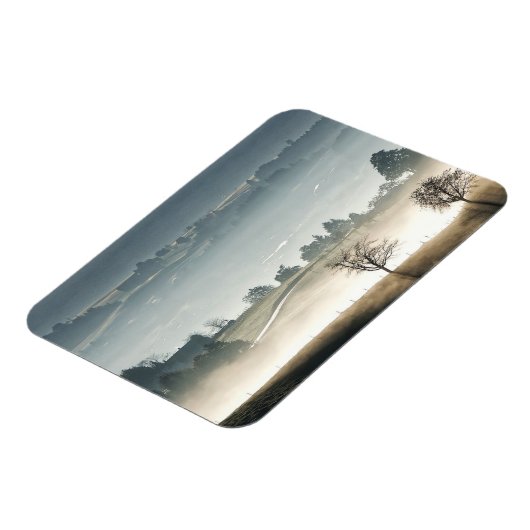 Mistral Schweiz Landschaft Magnet (Linke Seite)