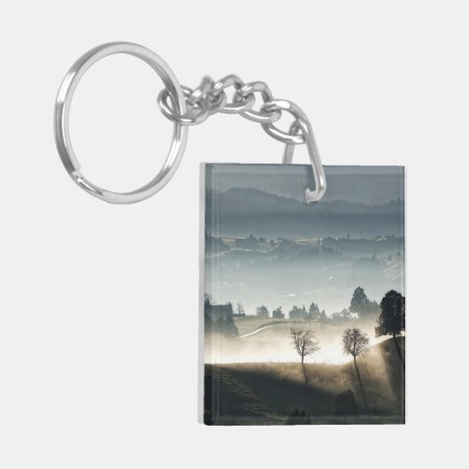 Mistral Schweiz Landschaft Schlüsselanhänger (Vorderseite links)