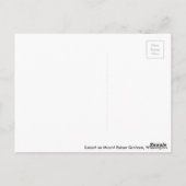 Mistral Sonnenuntergang über dem Rainier Postkarte (Rückseite)