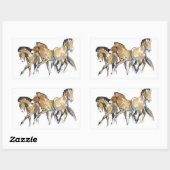 Mistral Three Rechteckiger Aufkleber (Blatt)