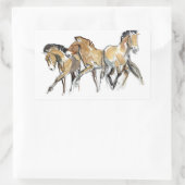 Mistral Three Rechteckiger Aufkleber (Tasche)