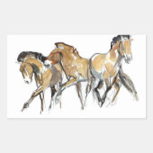 Mistral Three Rechteckiger Aufkleber (Vorderseite)