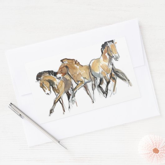 Mistral Three Rechteckiger Aufkleber (Umschlag)