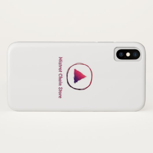 Mistrot Chain Store iPhone X Fall Case-Mate iPhone Hülle (Rückseite (Horizontal))