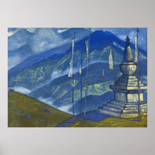 Mistwellen von Nicholas Roerich Poster (Vorne)