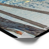 Misty Abend am Shinobazu Pond, Tokyo Kasamatsu Poster (Ecke)