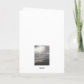 Misty Abend Großvater's Loss Beileid Karte (Rückseite)