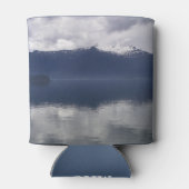 Misty Alaskan Sea in Shades of Blue Dosenkühler (Rückseite)