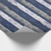 Misty Alaskan Sea in Shades of Blue Geschenkpapier (Ecke)
