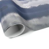 Misty Alaskan Sea in Shades of Blue Geschenkpapier (Rolleneckpunkt)