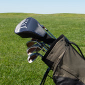 Misty Alaskan Sea in Shades of Blue Golf Headcover (In SItu)
