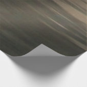 Misty Alaskan Sea in Shades of Blue Holzposter (Ecke)