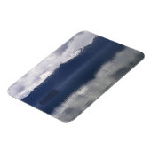 Misty Alaskan Sea in Shades of Blue Magnet (Linke Seite)