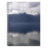 Misty Alaskan Sea in Shades of Blue Notizblock (Vorderseite)