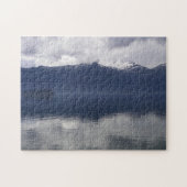 Misty Alaskan Sea in Shades of Blue Puzzle (Horizontal)