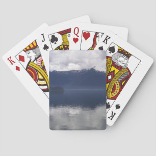 Misty Alaskan Sea in Shades of Blue Spielkarten