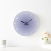 Misty Blau und Weiß> Schlichte Küchenuhren Große Wanduhr (Zuhause)