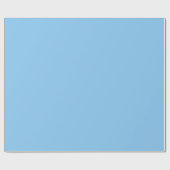 Misty Blue Solid Color, Geschenkpapier (Flach)