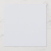 Misty Blues Wreath Save the Date Menu Menükarte (Rückseite)