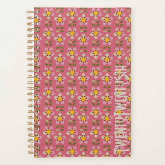 MISTY CHARM - Botanical Pattern Planner Planer (Vorderseite)