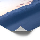 Misty clouuds oberhalb des Berges Triglav, Sloweni Poster (Ecke)