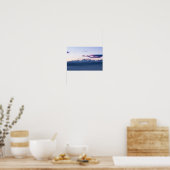 Misty clouuds oberhalb des Berges Triglav, Sloweni Poster (Küche)