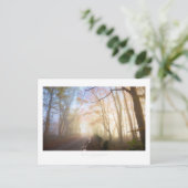 Misty Cotswolds Postkarte (Stehend Vorderseite)