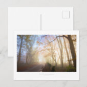 Misty Cotswolds Postkarte (Vorne/Hinten)