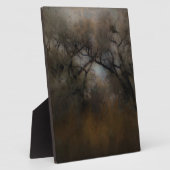 Misty Cottonwoods Fotoplatte (Seite)