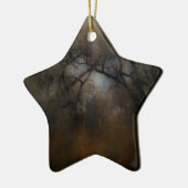 Misty Cottonwoods Keramikornament (Links)