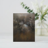 Misty Cottonwoods Postkarte (Stehend Vorderseite)