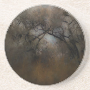 Misty Cottonwoods Sandstein Untersetzer