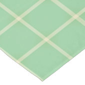 Misty Curly Kleeblatt Squares Tischdecke (Schrägansicht)