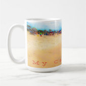 Misty Day am Strand Kaffeetasse (Links)