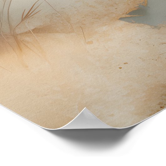 Misty Day Poster (Ecke)