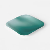 Misty Emerald Paper Plate Pappteller (Gewinkelt)