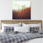 Misty Fall Colors Leinwanddruck (Insitu (Schlafzimmer))