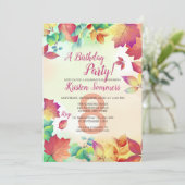 Misty Fall Einladung (Stehend Vorderseite)