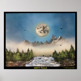 Misty Falls Poster