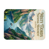 Misty Fjords National Monument Alaska Magnet (Horizontal)