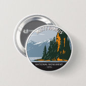 Misty Fjords National Monument New Eddystone Button (Vorne & Hinten)