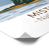 Misty Fjords National Monument New Eddystone Poster (Ecke)
