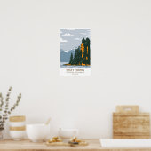 Misty Fjords National Monument New Eddystone Poster (Küche)