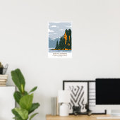 Misty Fjords National Monument New Eddystone Poster (Heimbüro)